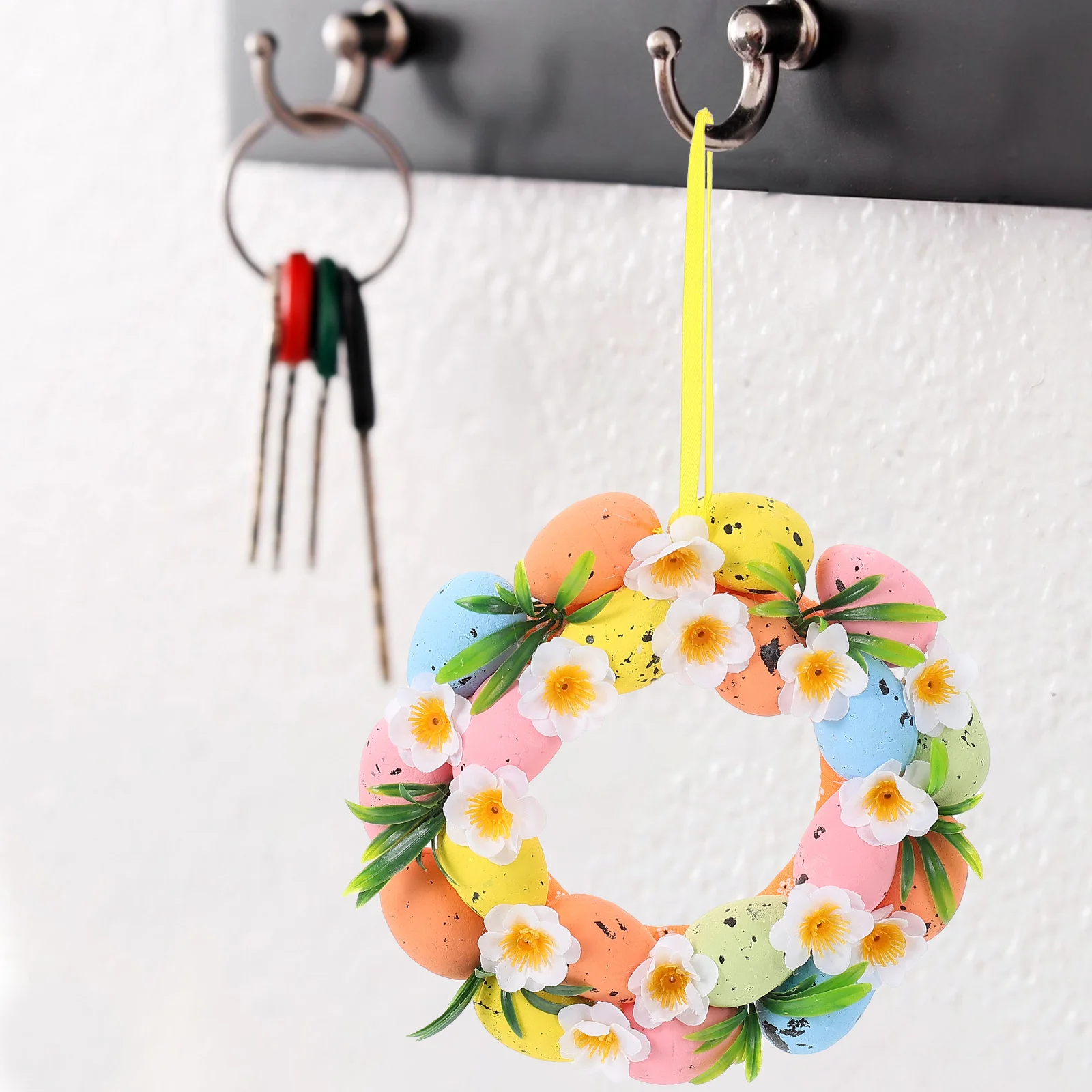 

Wreath Hanging Garland Door Pendant Home Festival Decor Bright Color Door Hanging Wreaths Outdoor Indoor Use