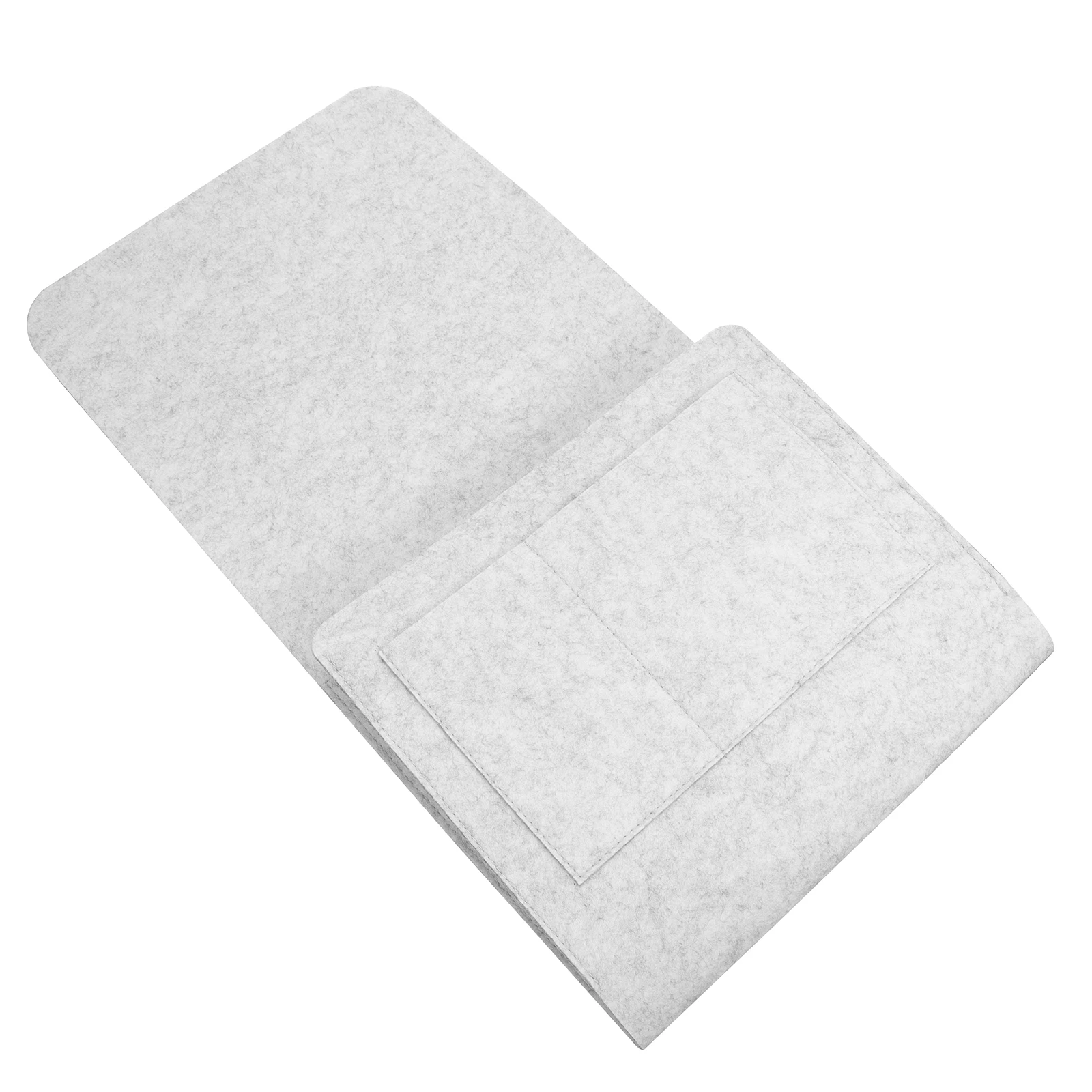 

Felt Bedside Storage Bag Hanging Bedside ganizer Shelf Light Grey Modern Design Felt Tidy Houseware