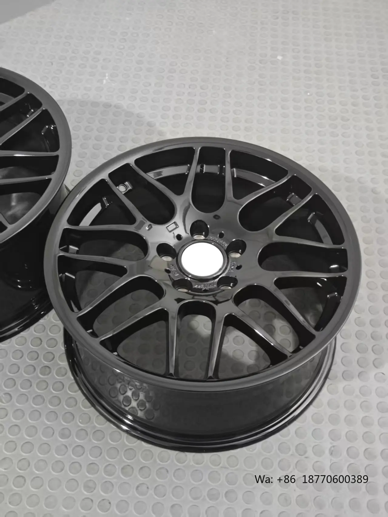 YQ for E46 M3 CSL E36 E38 E39 F10 F30 5x120 Wheels 18 19 Inch Rims Black Silver Spokes Casting Alloy Car Wheels