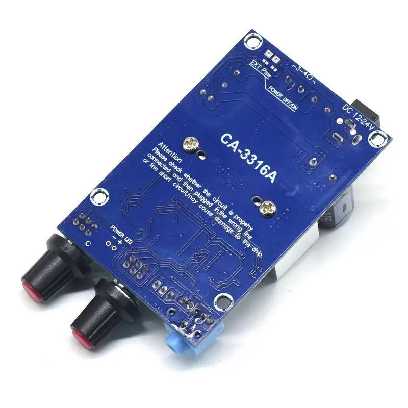 TPA3116 Subwoofer Amplifier Board Audio 100W DC12-24V Support Bass Output 2.0 Chennel Amplificador DIY Speaker Home Theater