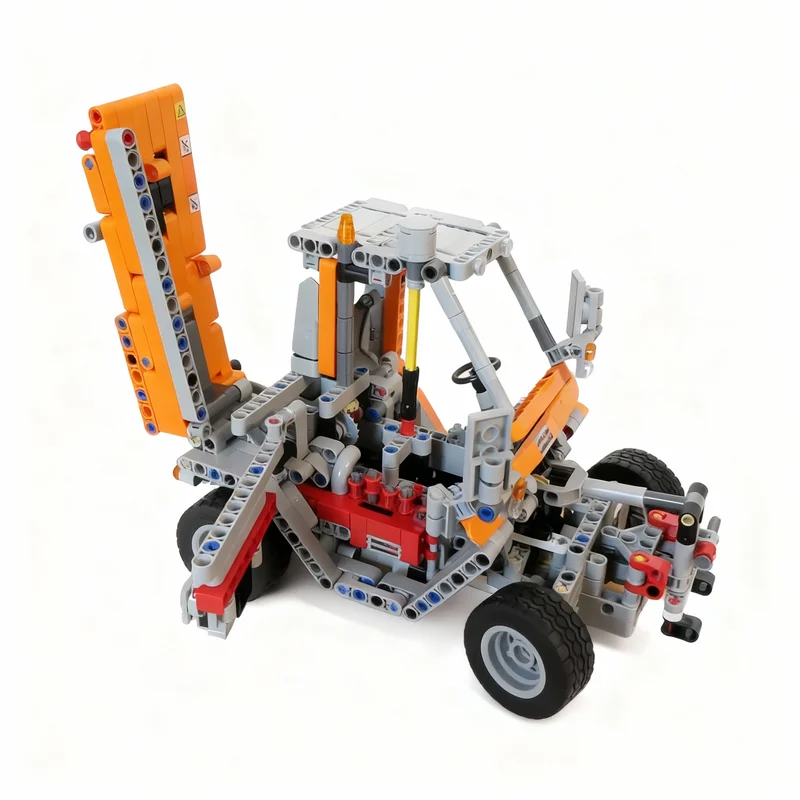 780pcs MOC Technical Slope Tractor Model Building Blocks Toy Birthday Craft Education Collection Brick Assemble Creative Art