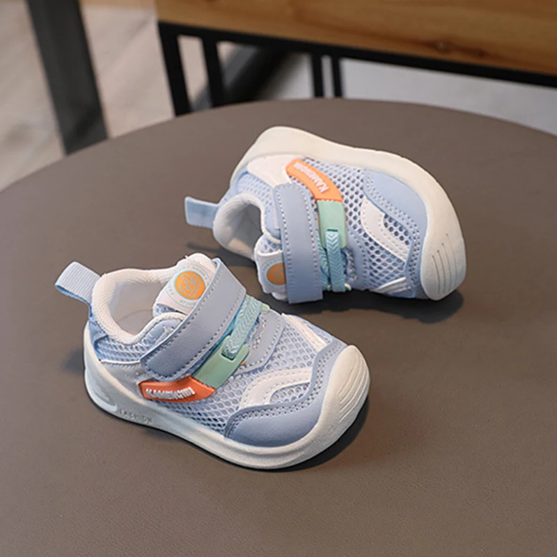 Children\'s Casual Sports Shoes 0-3 Year Old Baby Anti-skid Wear-resistant Mesh Breathable Casual Shoes Neutral Wind Mesh Shoes