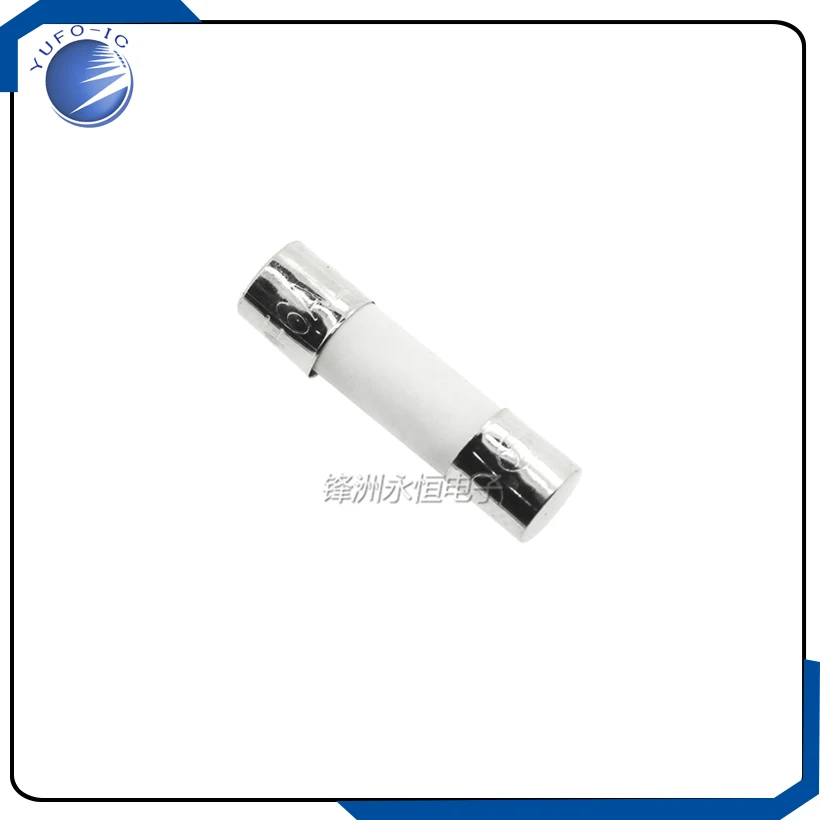 10PCS/Lot 250V6.3A 6*30 Ceramic fuse 250V 6.3A 6X30MM quick fast blow F6.3A 6*30MM