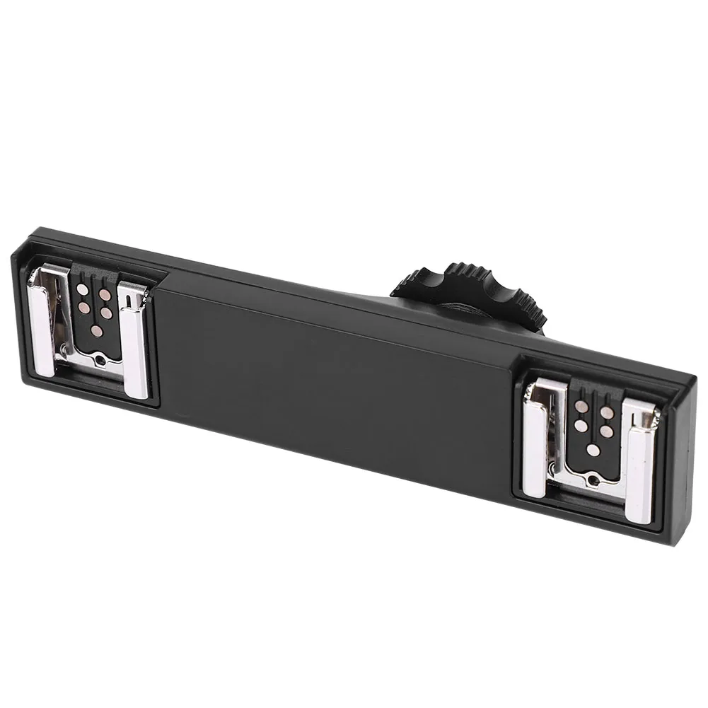 Camcorder Hot Shoe Splitter SLR Camera Hot Shoe Splitter Quality Ultralight Dual Hot Shoe Splitter for SLR Camera Camcorder