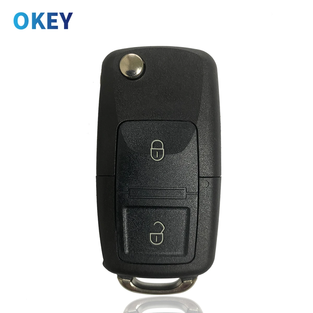 Okey Remote Car Key Shell Replacement 10pcs/lot For VW Volkswagen Golf Passat Polo Jetta Touran Bora Sharan ASK 5FA009263-10