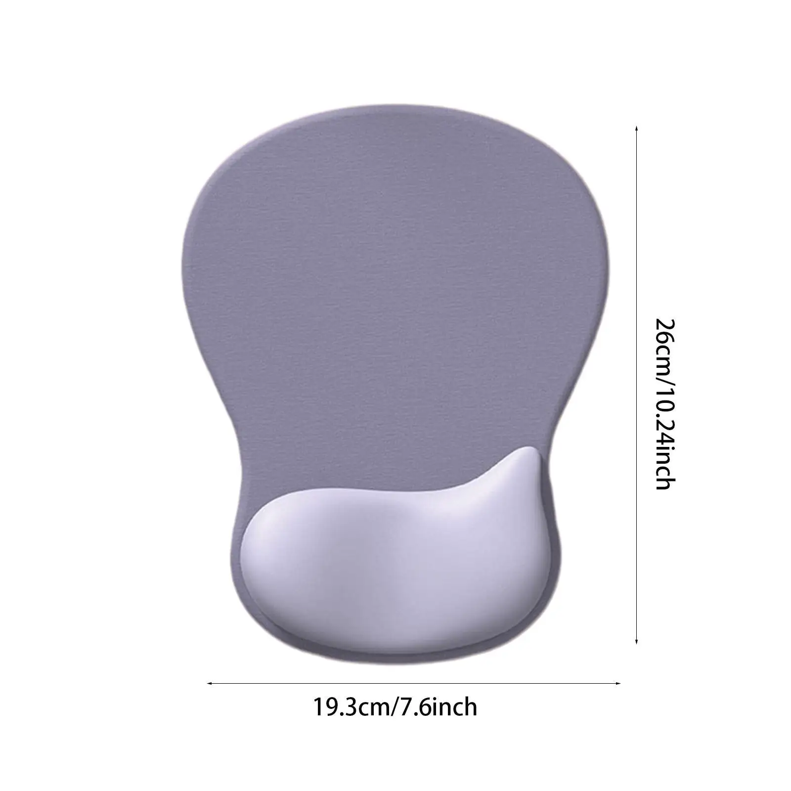 Tapis de souris avec support en gel tapis de souris confortable pour les travaux de bureau