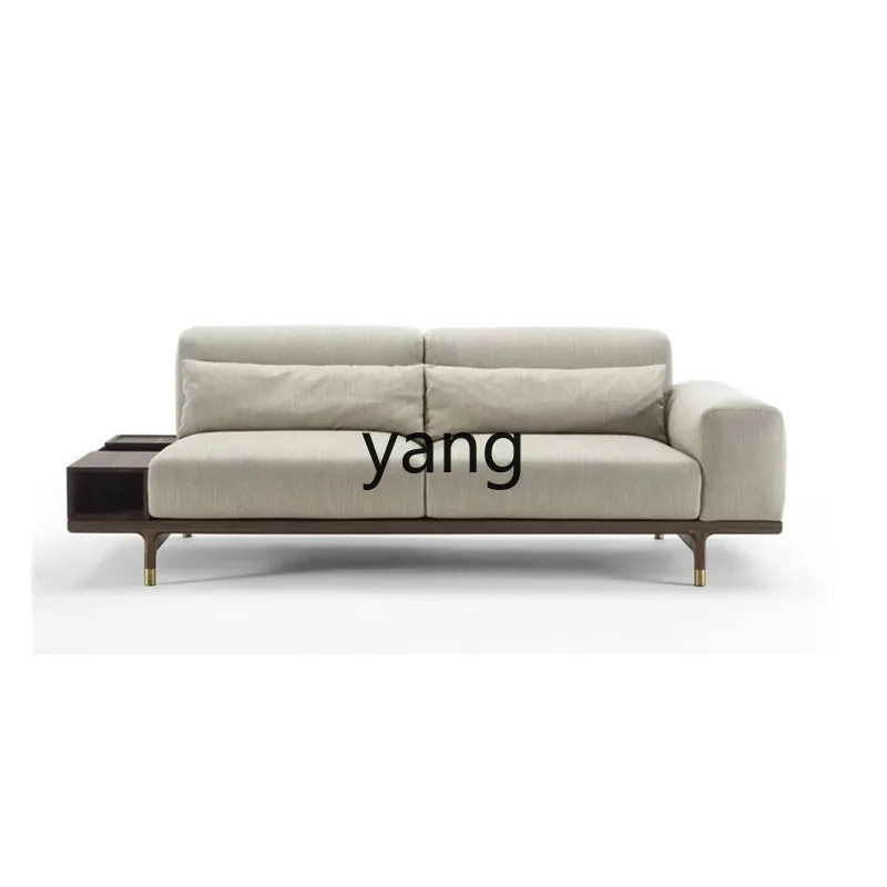 LTT Italian simple solid wood fabric sofa sales office exhibition hall club storage sofa