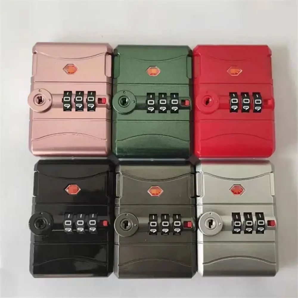 

TSA Customs Password Buckle Lock Suitcase Luggage Coded Lock 3 Digit Combination Padlock Travel Anti-Theft Security Tool