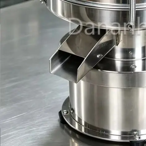 Tabletop Vibratory Sieve, Electric Sieving Separator, Fine Particle Filter Machine For Bakery Raw Material