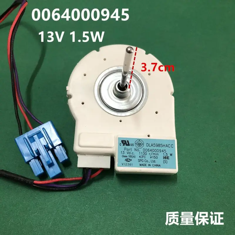 

For Haier refrigerator Fan Motor 0064000945 DLA5985HACC DC13V 1.5W parts