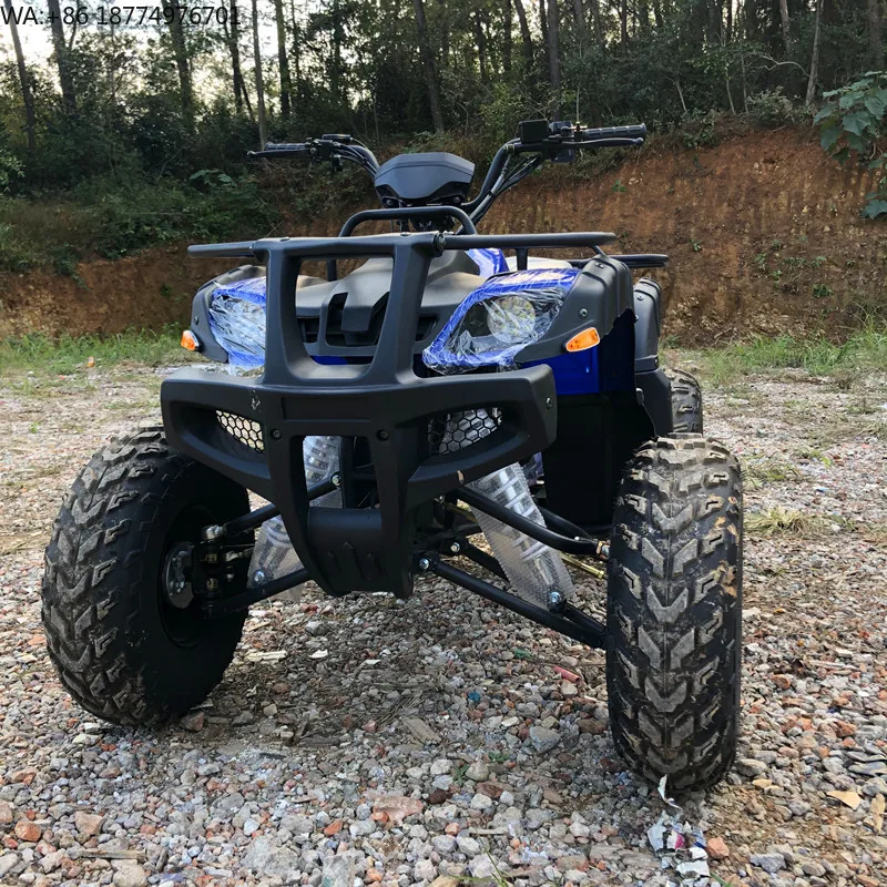 Electric 4 Seater 4WD 4-Stroke Chain Drive Quad Bike for Family off Road Adventure Camping Beach Riding 110cc ATV