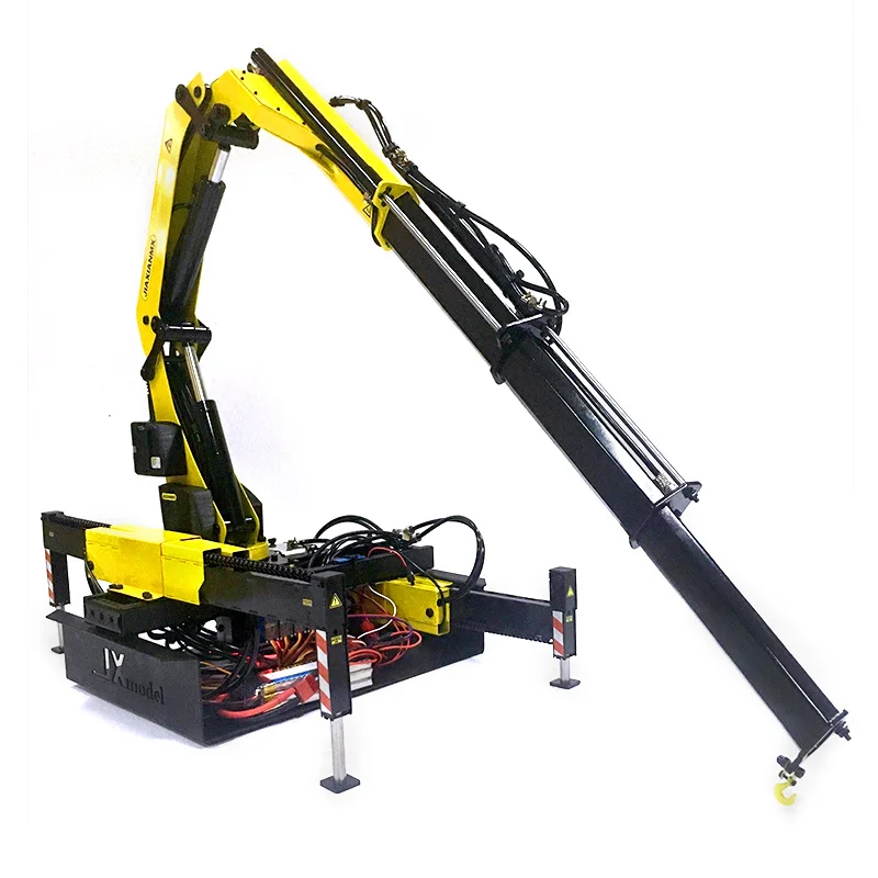 1/14 Truck Mounted Crane Remote Control Hydraulic Heavy Truck Crane Model Construction Machinery KIT Version Tamiya Car Model