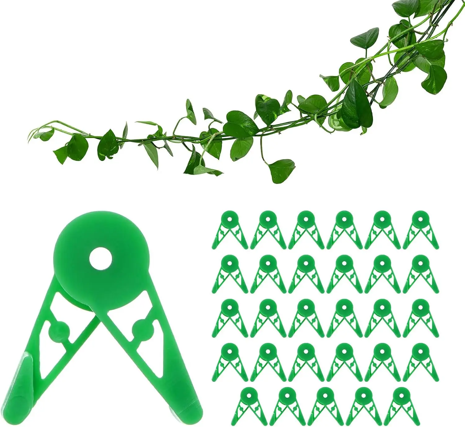 360 Degree Adjustable Plant Clips, Plant Branches Bender Stem Trainer Clips for Low Stress Training