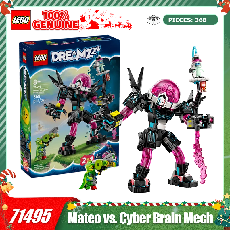 

LEGO 71495 Matteo Wars Cyber Brain Mech Dream City Hunter Series Boys' and Children's Toys Christmas Gift