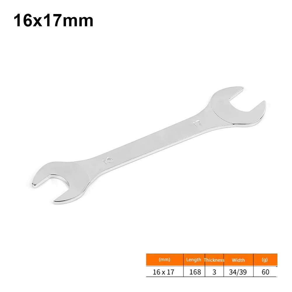 

1Pcs 3mm Ultra-thin Thin Open End Wrench Hi-Spec Steel Flat Wrench Tool 6-32mm Multi-Function Double-end Fixed Spanner