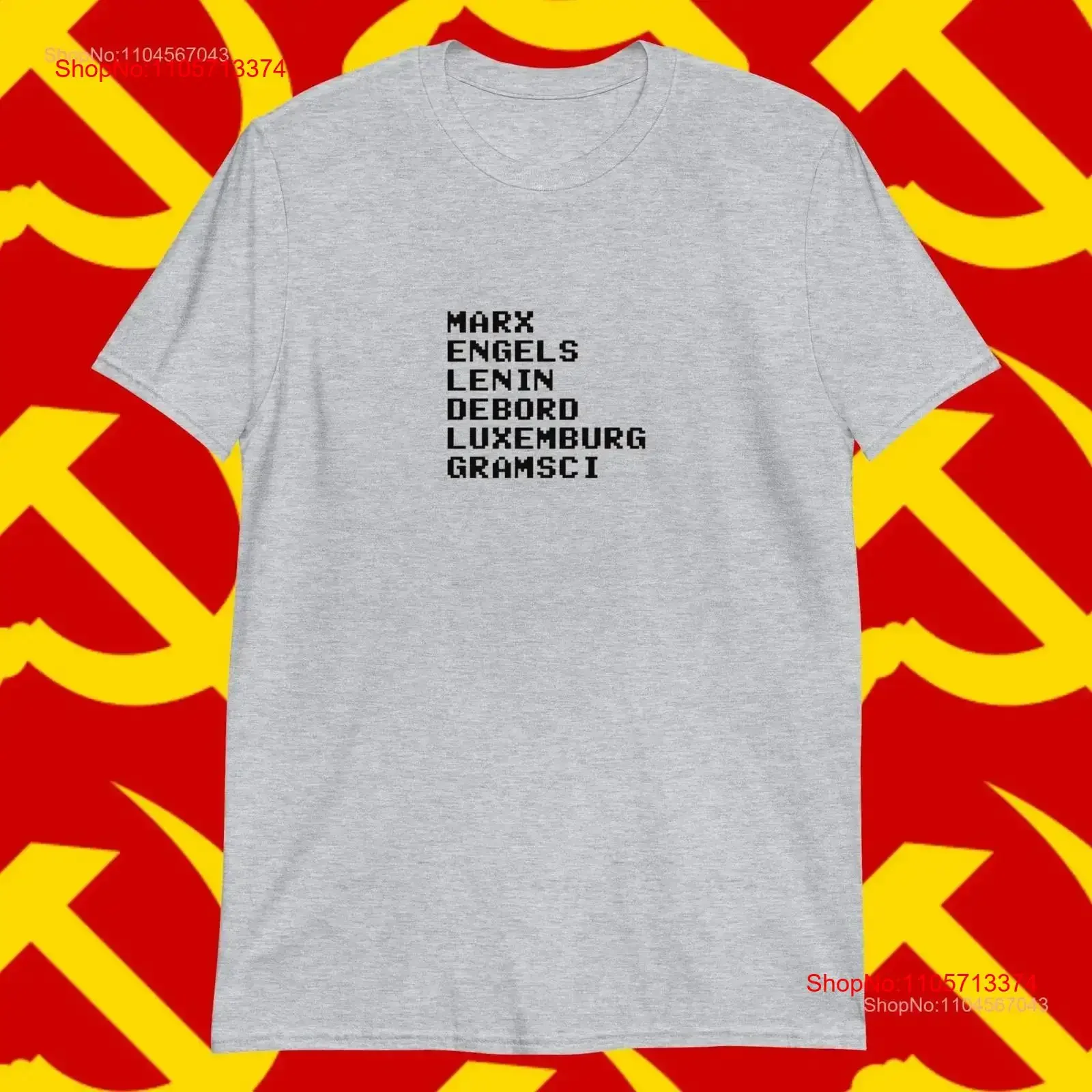 Marxist Theorists Communists Anarchists Marx Engels Gramsci Debord Lenin T Shirt vintage Washed Stylish Top For Everyday Wear