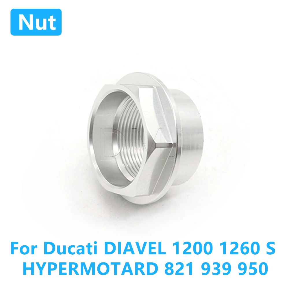 For Ducati DIAVEL 1200 1260 S HYPERMOTARD 821 939 950 MONSTER S4R 1200 R 821 797 Motorcycle Spindle Bolt Wheel Axle Flange Nut
