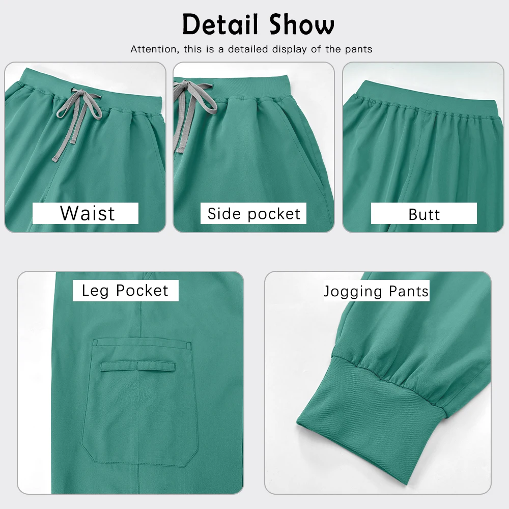 MultilColors ผู้หญิงชุดขัดทางการแพทย์ศัลยกรรมชุดโรงพยาบาล Lab Workwear ความงามเสื้อผ้าทํางานพยาบาลอุปกรณ์เสริมชุดทันตกรรม