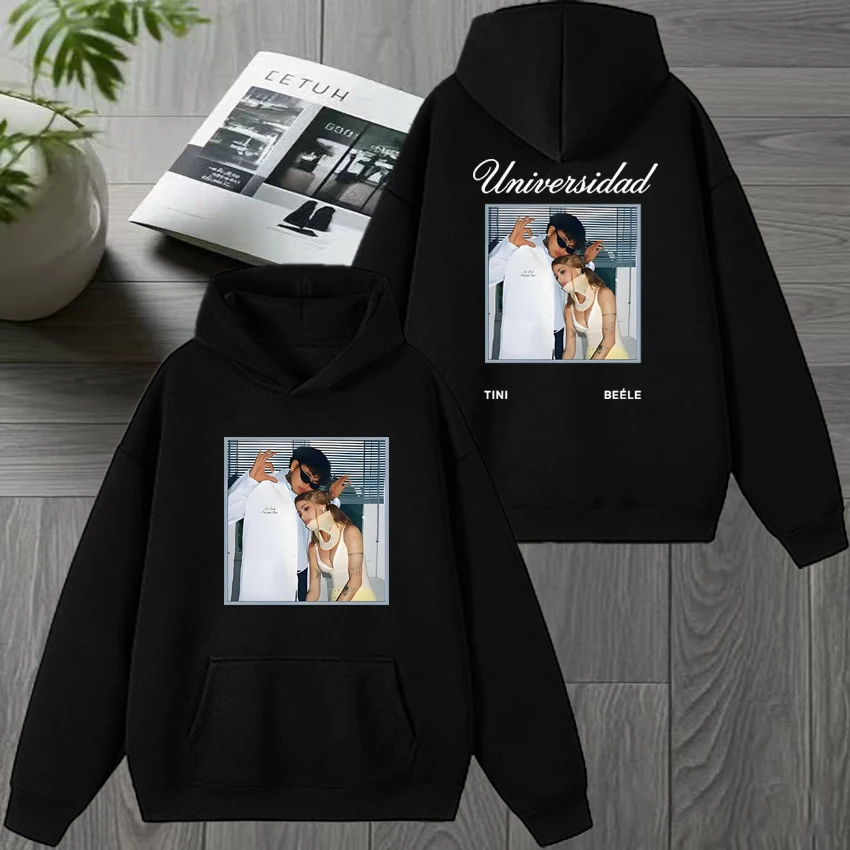 

Hot Singer Tini Stoessel Tour 2025 Double Sided printed Sweatshirt Men women fashion Y2k pullovers Unisex Fleece Winter Hoodie