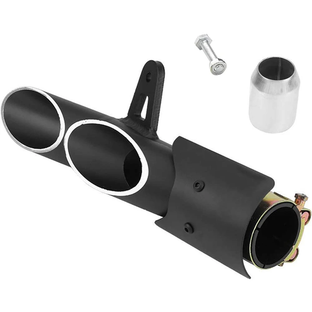 

38-51mm Dual Outlet Motorcycle Exhaust Muffler Tail Pipe For Yamaha YZF-R6