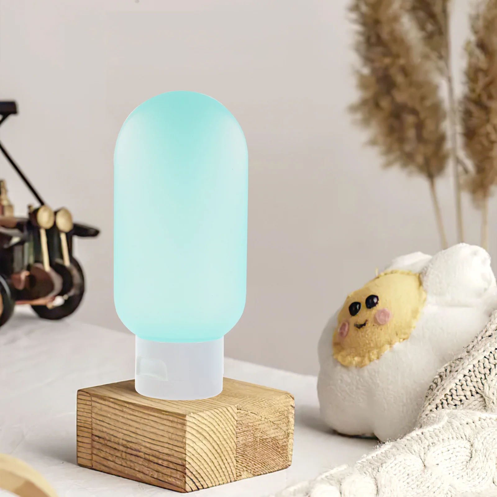 3 個の旅行用トイレタリーボトルセット 60 ミリリットル詰め替え可能漏れ防止シャンプーローション容器スタイリッシュなコンパクトデザイントラベルボトル