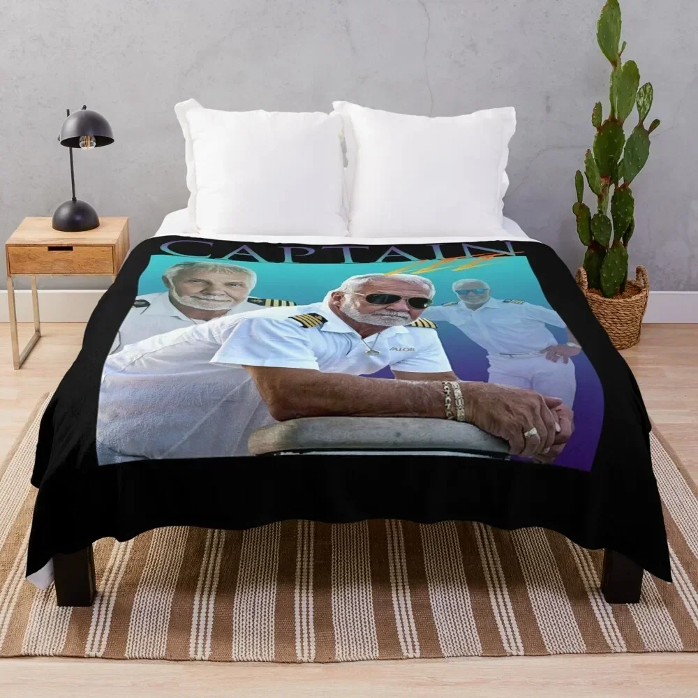 

Captain Lee Retro inspired Throw Blanket Retros blankets and throws Summer Plush Blankets
