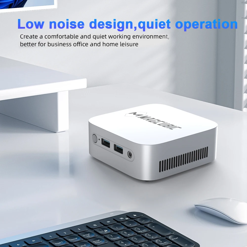 Magcubic A0XY Mini PC 8/16GB RAM 256/512GB/1TB SSD Intel Twin Lak N150 Windows 11 Compact & Ideal for Home Business & Gaming