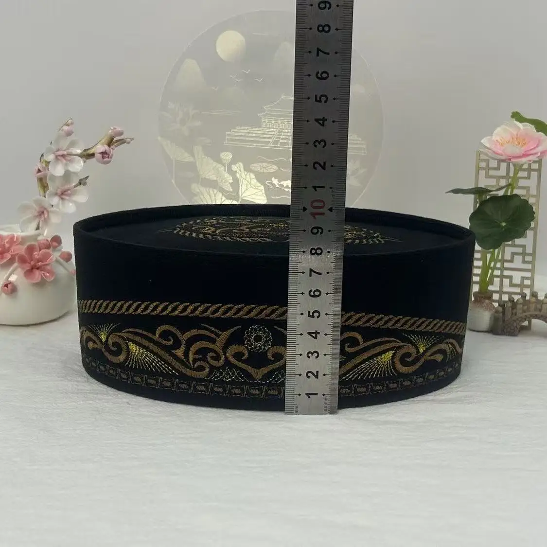 Peci Muslim Pria Pakaian Produk Pajak Turki Sholat Malaysia Topi Kippa Islami Kufi Topi Hitam 03625