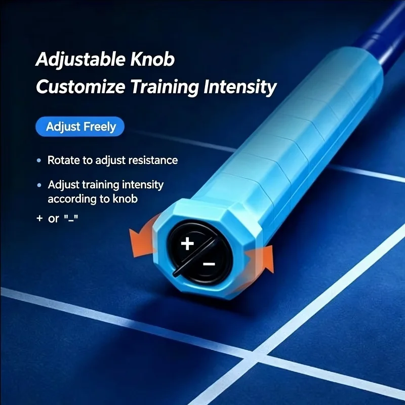 Badminton Power Trainer with Magnetic Resistance,Swing Trainer Sound Feedback for Correct Technique