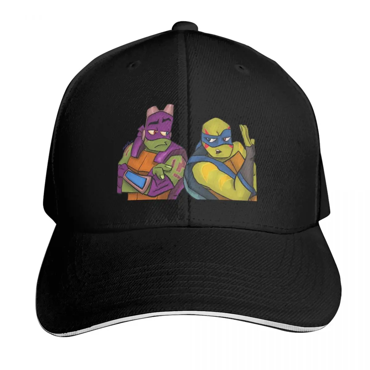 

Donnie and Leo gossip time Baseball Cap birthday Hat Baseball Cap men's big size hat Women's Hats For The Sun Men's