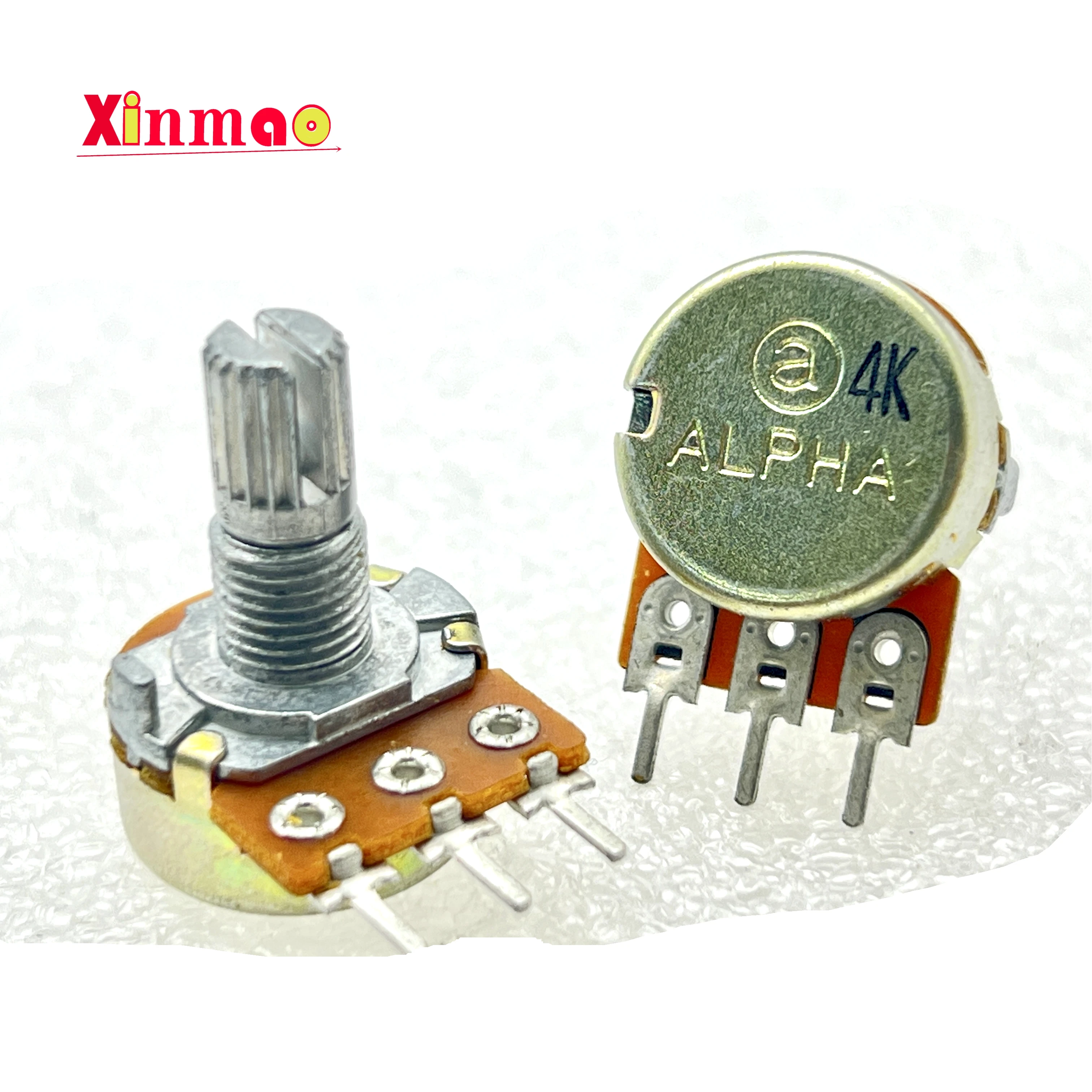 Taiwan ALPHA AIHUA Single Union 16 Guitar Sound Volume Adjustment Potentiometer C10K Shaft Length 15mm