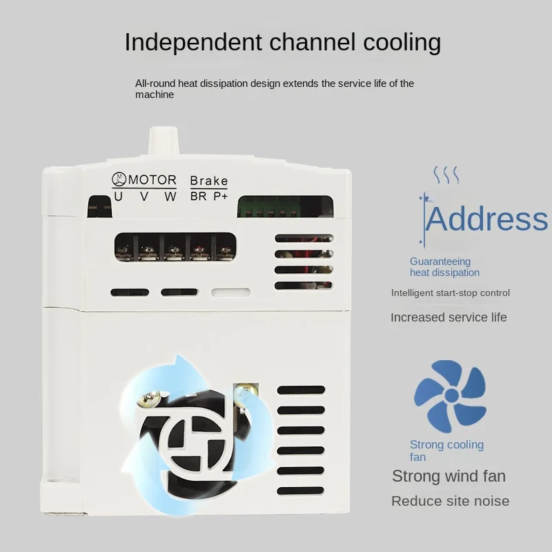 عاكس صغير من سلسلة FU9000M، 0.75KW-2.2KW، ثلاث مراحل 220 فولت/380 فولت، وحدة تحكم في سرعة المحرك الصناعي، المضخة الكهربائية والمروحة