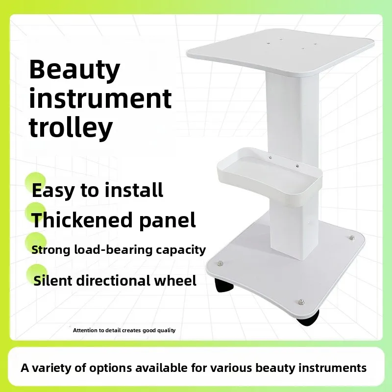 Beauty Instrument Cart Small Bubble Base Desktop Water Gloss Shelf Mobile Shelf Tool Cart Shelf Storage Organizer