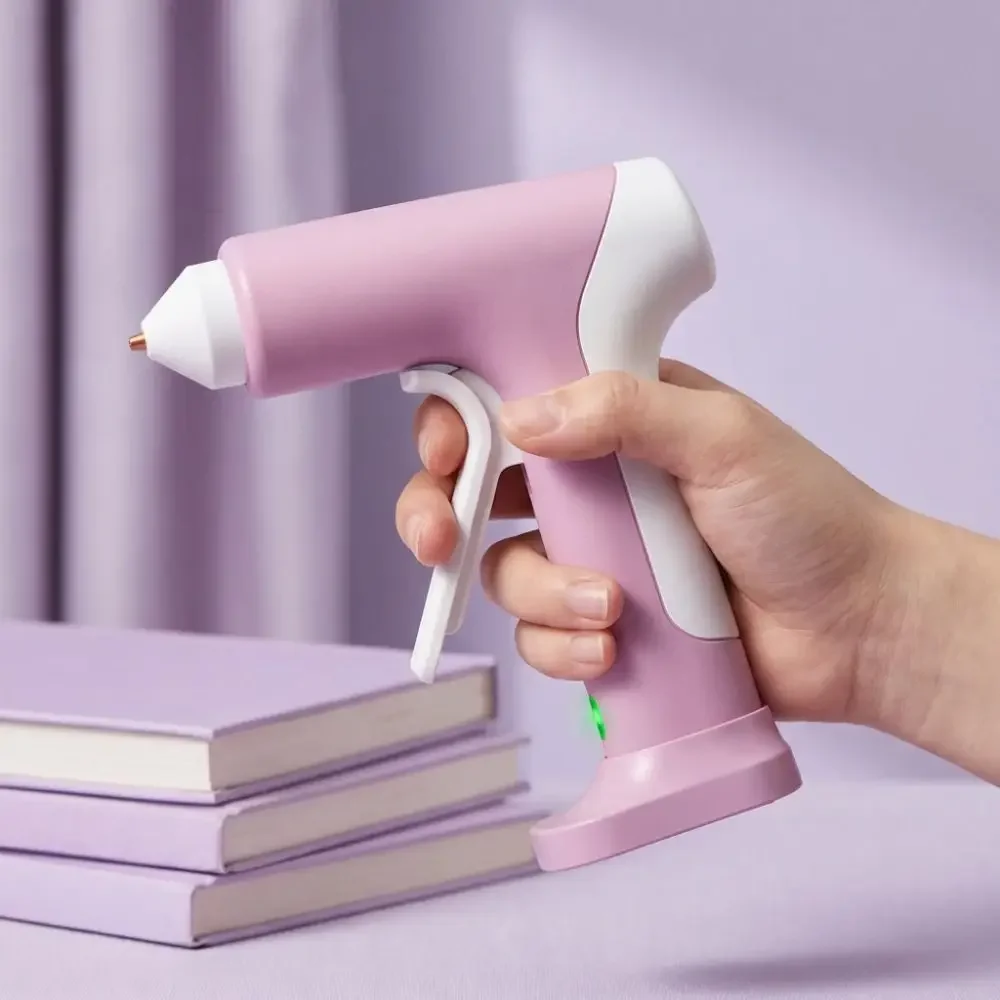 Wireless Glue Fast Heating Anti-Drip Design Rechargeable Glue Mini Glue Sticks Hot  Fast Preheating Handheld Tool