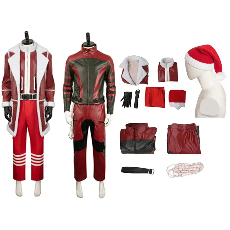 

Красный костюм Санта Клауса для косплея One Callum Drift фантазийный костюм для взрослых мужчин пальто брюки фантазия наряды на Хэллоуин Карнавал женский костюм