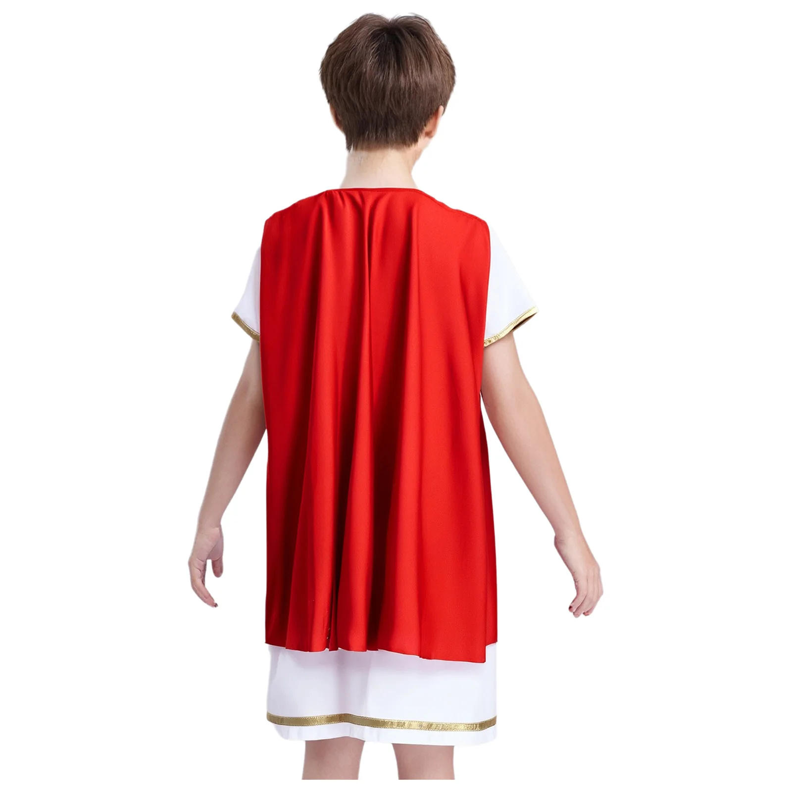 Capa de manga curta para meninos, robe de guerreiro espartano romano  antigo, gladiador medieval, soldado, fantasia cosplay para halloween, baile  de máscaras / Dança, image size:1600x1600