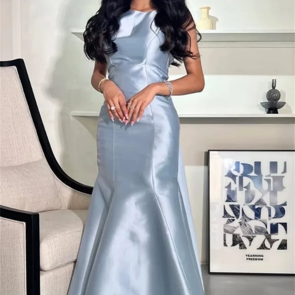 

Женское вечернее платье с цветочным принтом по индивидуальному заказу, женская юбка «рыбий хвост», элегантные вечерние платья, роскошные платья для выпускного вечера из атласной ткани