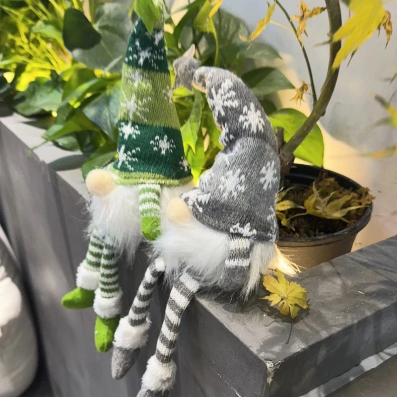 Рождественский гном Soft-Light: приятное для глаз свечение + безопасная для кожи ткань, универсальный декор для дивана/камина/тройницы