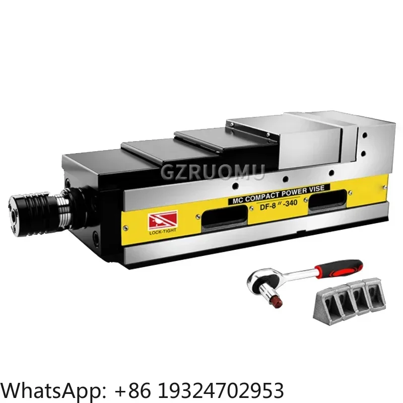 D.YV 5 Inch 180 Precision Bench Vise Hydraulic Flat Jaw Pliers Supercharged Vice Apply To Various CNC Equipment Machining Center