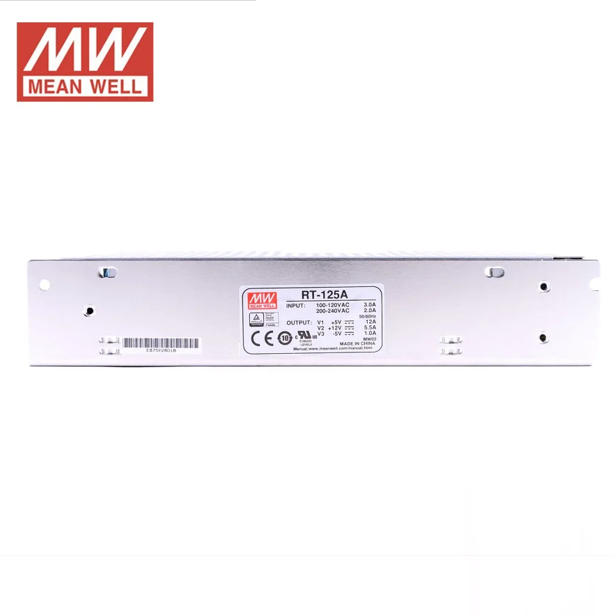 MEAN WELL RT-125 RT-125A RT-125B RT-125C RT-125D Triple Output Switching Power Supply