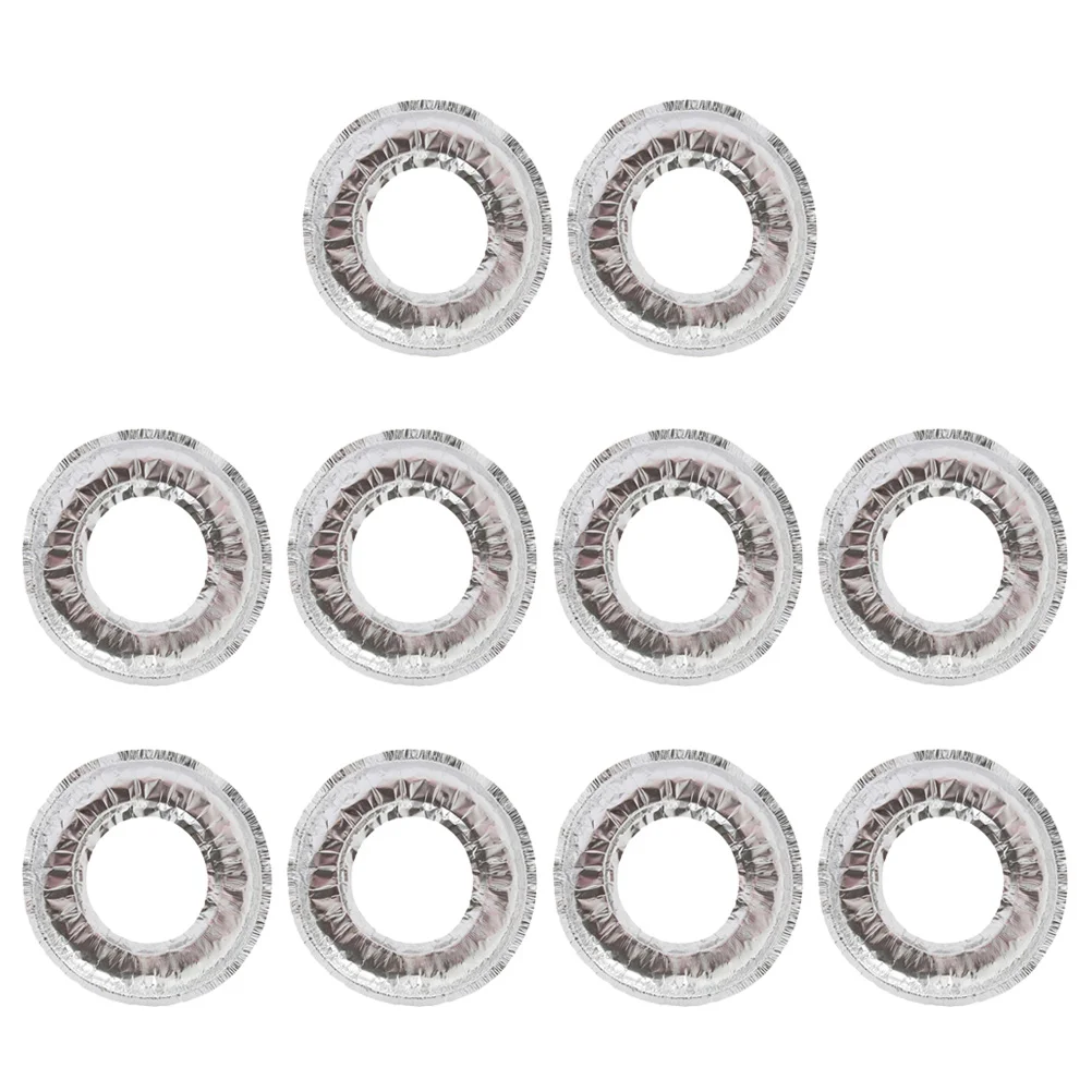 20 Pcs/2 Aluminum Foil Cleaning Pad Stove Burner Covers Gas Oven for Top Protector Liners