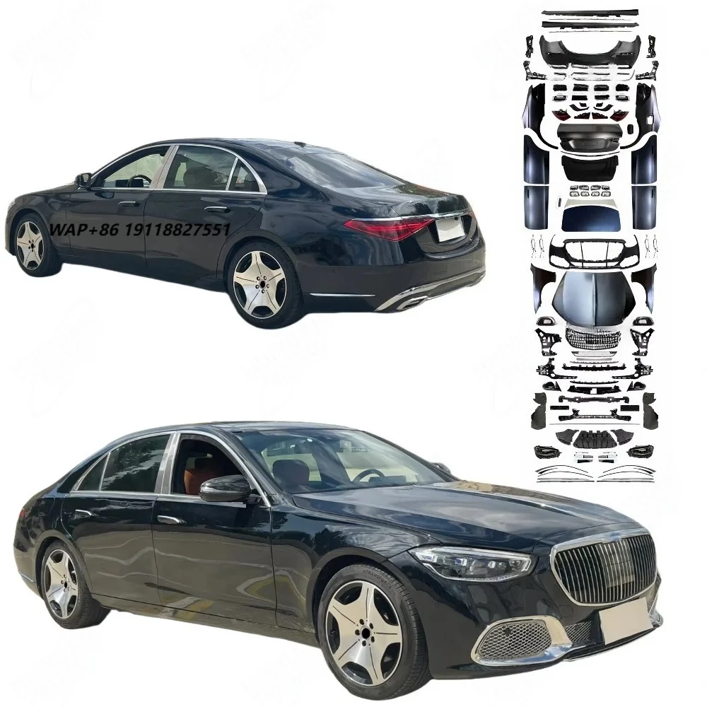 High Fitment Car Bumper Bodykit Accessories Door Handle for S Class W221 2006-2013 Upgrade W223  Body Kit