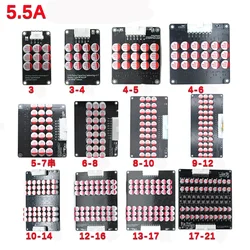 Placa de equilibrio activo 5.5A LiFePo4 Li-ion balanceador rápido 18650 batería de ecualizador de litio 3S 4S 5S 6S 7S 8S 10S 14S 16S 17S 21S