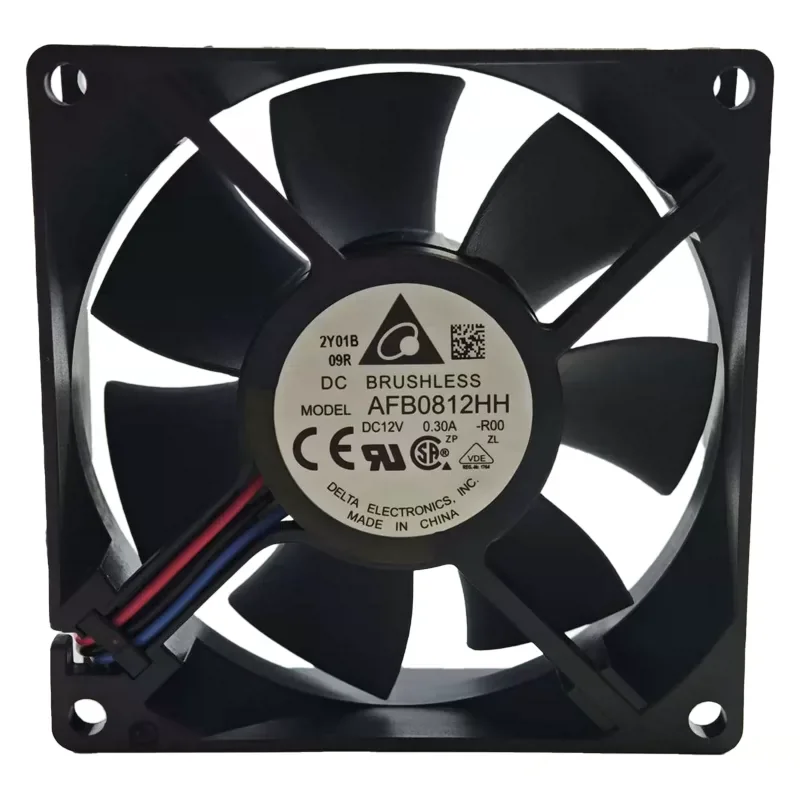 

Новый оригинальный вентилятор охлаждения AFB0812HH-R00 8025 12V 0.30A с 3-мя проводами