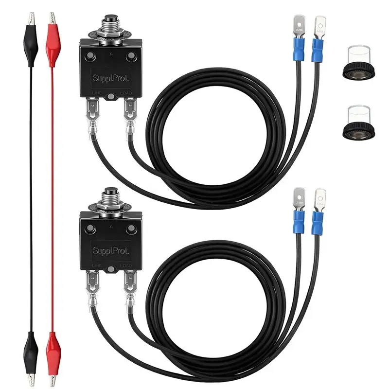 

Комплект перезагрузочных предохранителей TFTP для электрических испытаний и систем ОВКВ, 3А и 5А, 24В AC/DC и 125/250В AC, с зажимами типа «крокодил»