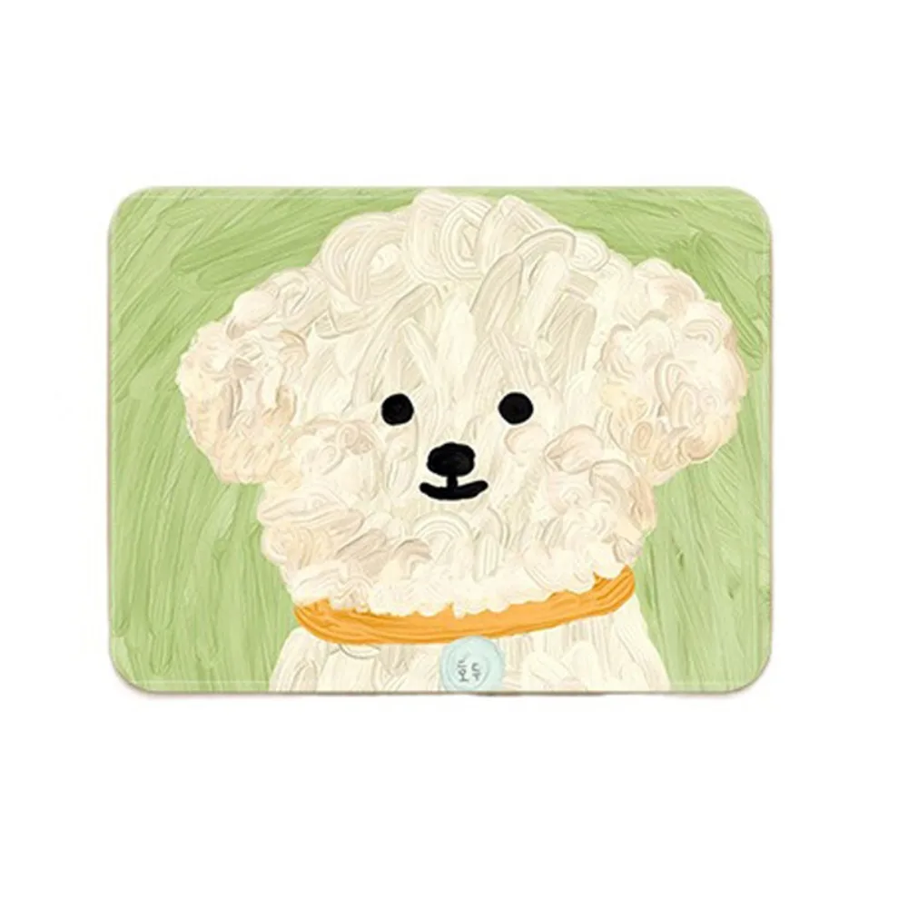 Laptop Pads Keyboard Mats Cartoon Mouse Pad Desk Mat Cartoon Dog Mouse Mat Cute Rubber Keyboard Mat Typewriting Tools