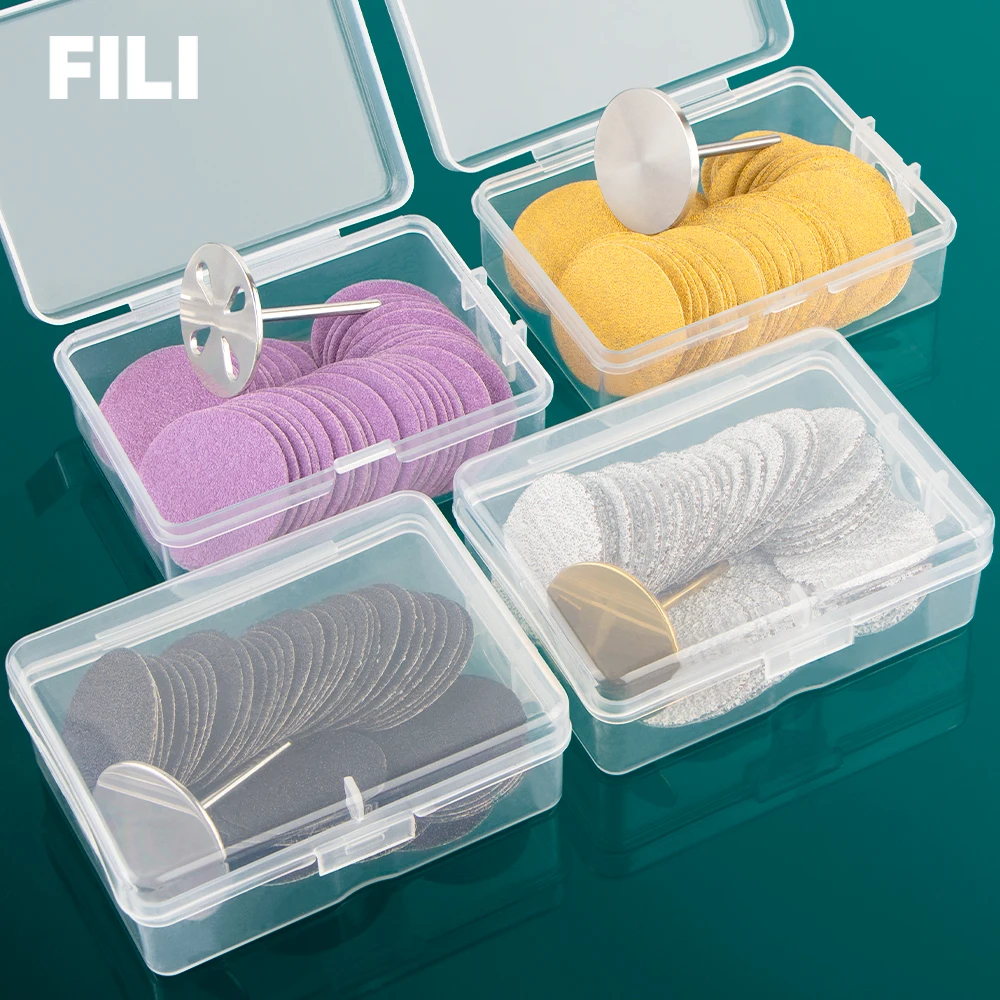 Papel de Lija Reemplazable de 25 mm, 50 Unidades, con Kit de Discos para Pedicura, para Eliminar Callosidades y Cutículas, Lima de Pies, Herramienta de Pedicura