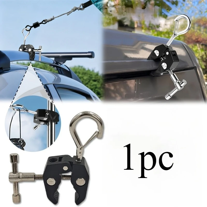 1Pc Heavy-Duty Super Crab Clamps for SUV | Waterproof Canopy Tarpaulin Clips with Climbing Hooks Secure Camping Tarp