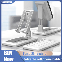 Foldable Tablet Mobile Phone Desktop Phone Stand for iPad iPhone Samsung Desk Holder Adjustable Desk Bracket Smartphone Stand