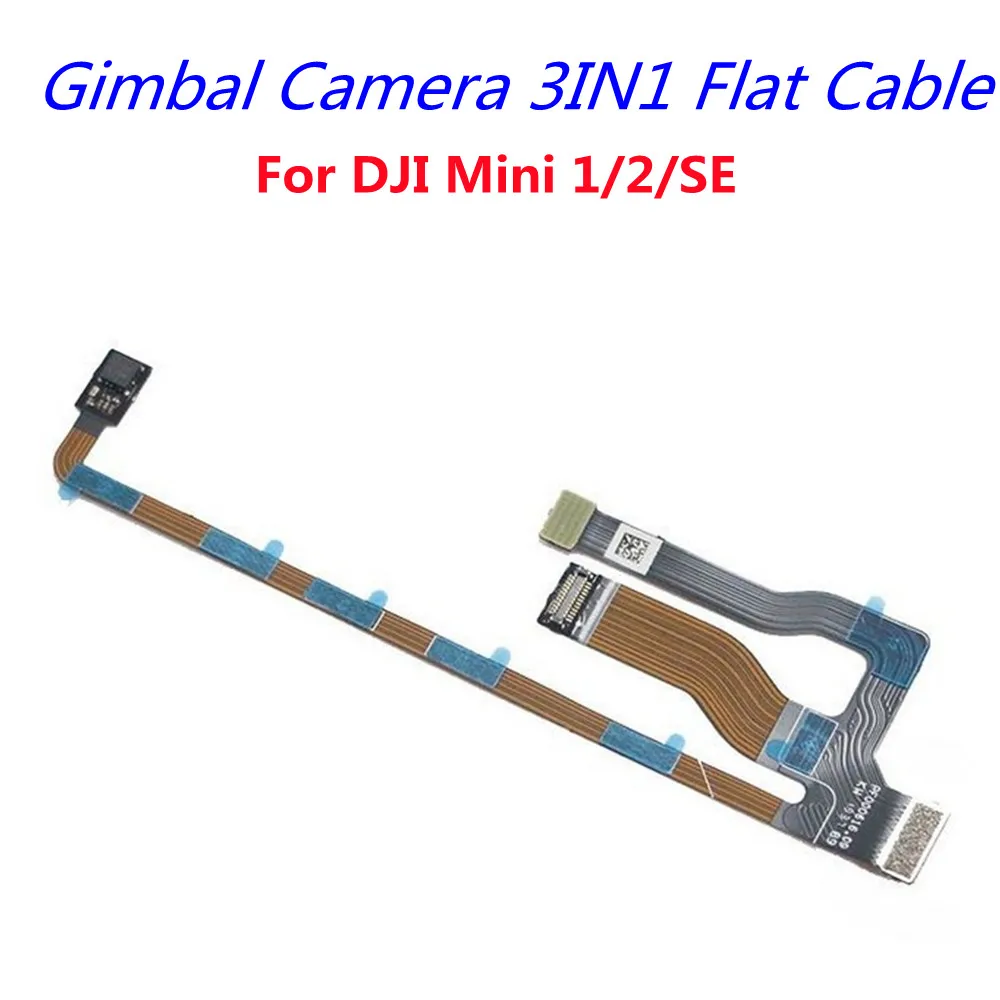 

3 in 1 Flexible Flat Ribbon Flex Cable for DJI Mini/Mini 2/Mini 2 SE, Drone Gimbal Camera Axis Arm Cable Replacement Parts